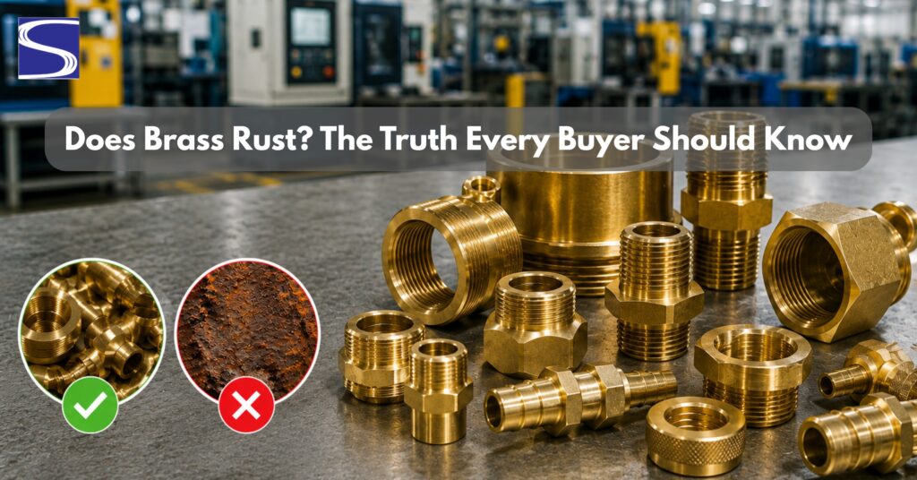 does brass rust