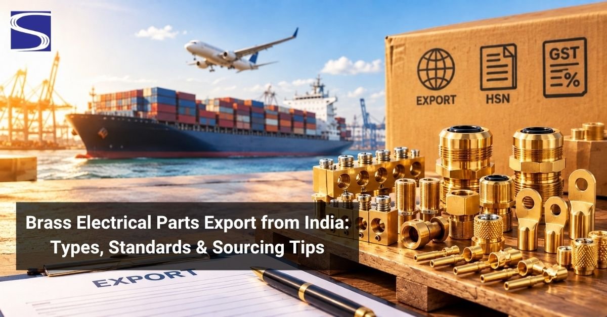 brass electrical parts export from india